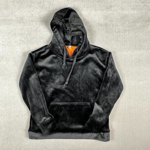 JIANMEI Hoodie WOMENS Black Velvet SIZE MEDIUM